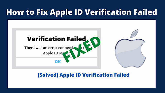 apple id verification failed