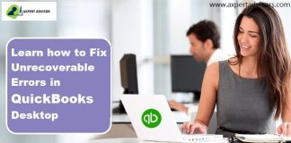 Latest Methods to Troubleshoot QuickBooks Unrecoverable Error - Featuring Image