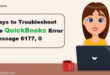 Ways to Troubleshoot QuickBooks Error Code 6177 Featuring Image